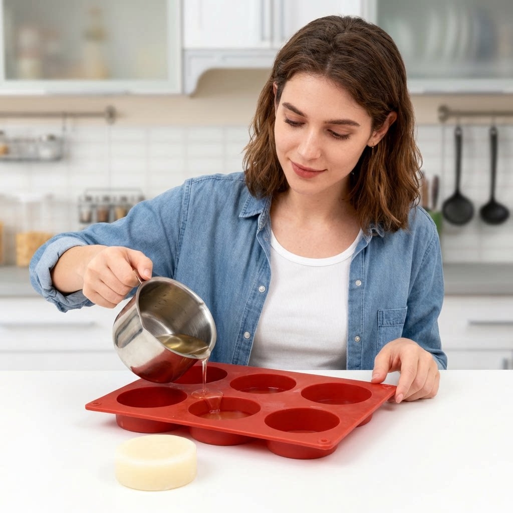 Moule à savon rond en silicone - Soap Making Instructions avis et prix